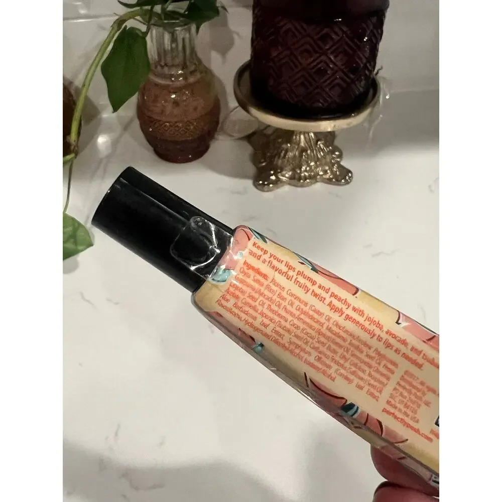 Rare Perfectly Posh Peachy Peach Lip Oil 2017 Discontinued HTF Fruity Gloss